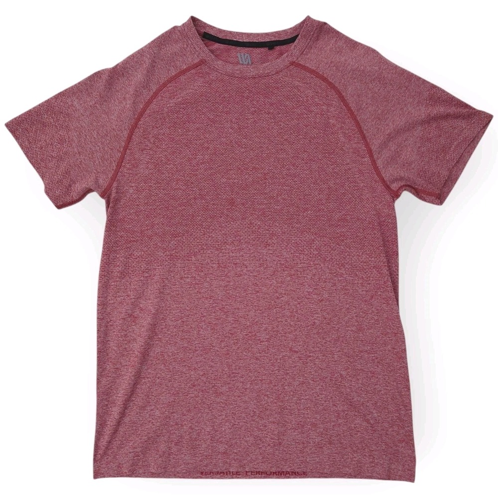VRST Circuit Shirt Men's S Red Short Sleeve Seamless Performance Run Gym UPF